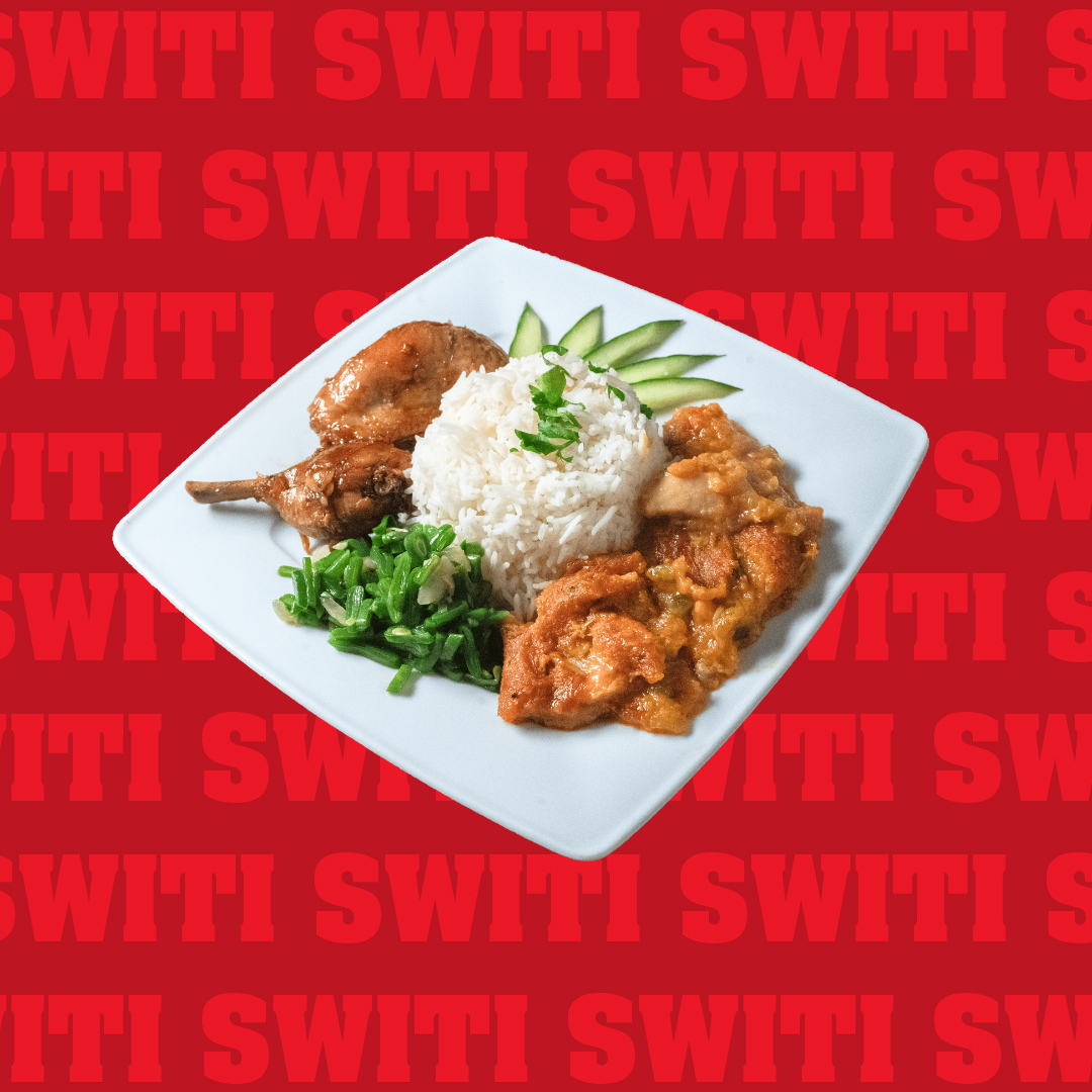 Pom met Rijst - Surinaamse catering gerecht