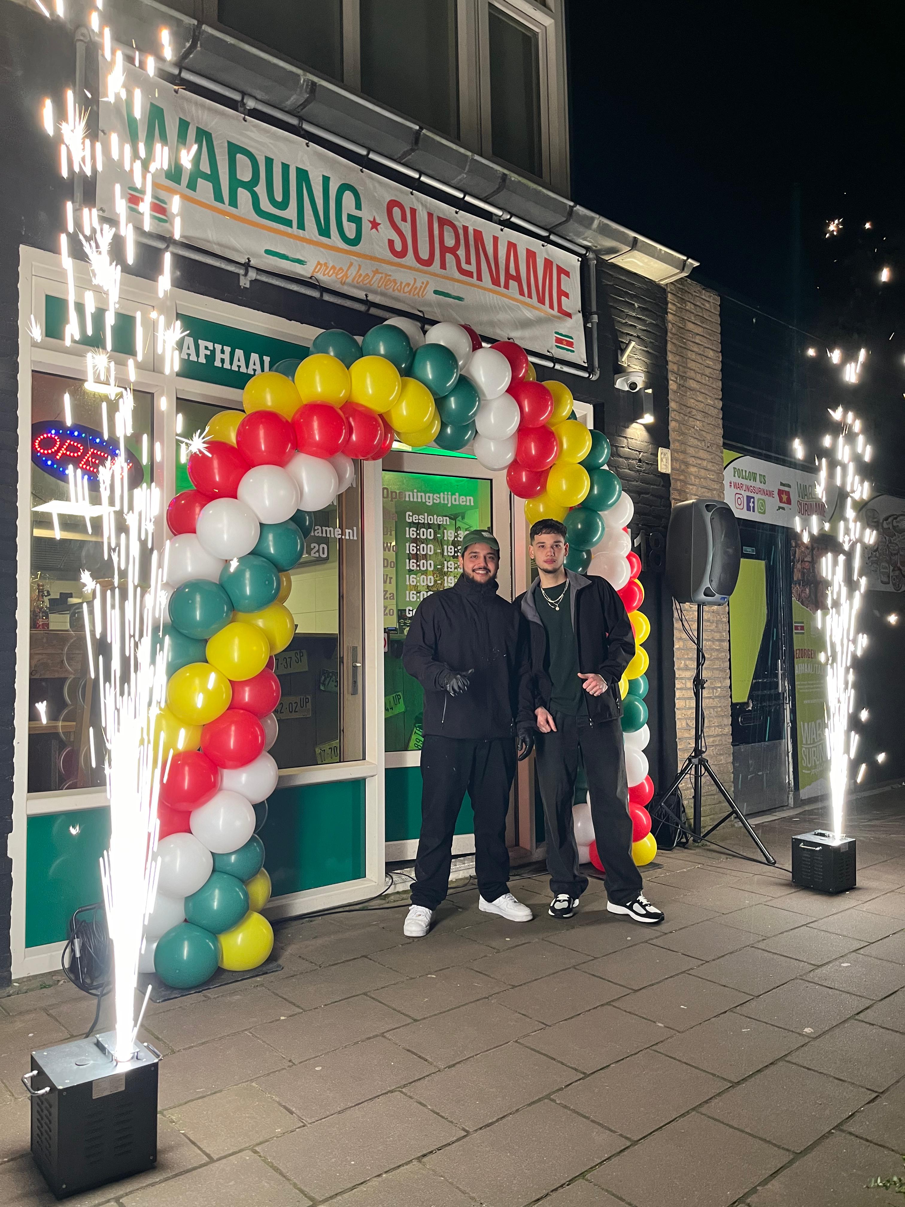 De oprichters van Warung Suriname